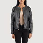 Elixir Collarless 真皮夹克 女士 – alternate product view 1