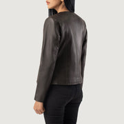 Elixir Collarless 真皮夹克 女士 – alternate product view 5