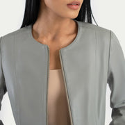 Elixir Collarless 真皮夹克 女士 – alternate product view 5