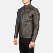 Fernando Quilted 真皮机车夹克 男士 – alternate product view 2