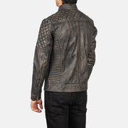 Fernando Quilted 真皮机车夹克 男士 – alternate product view 5