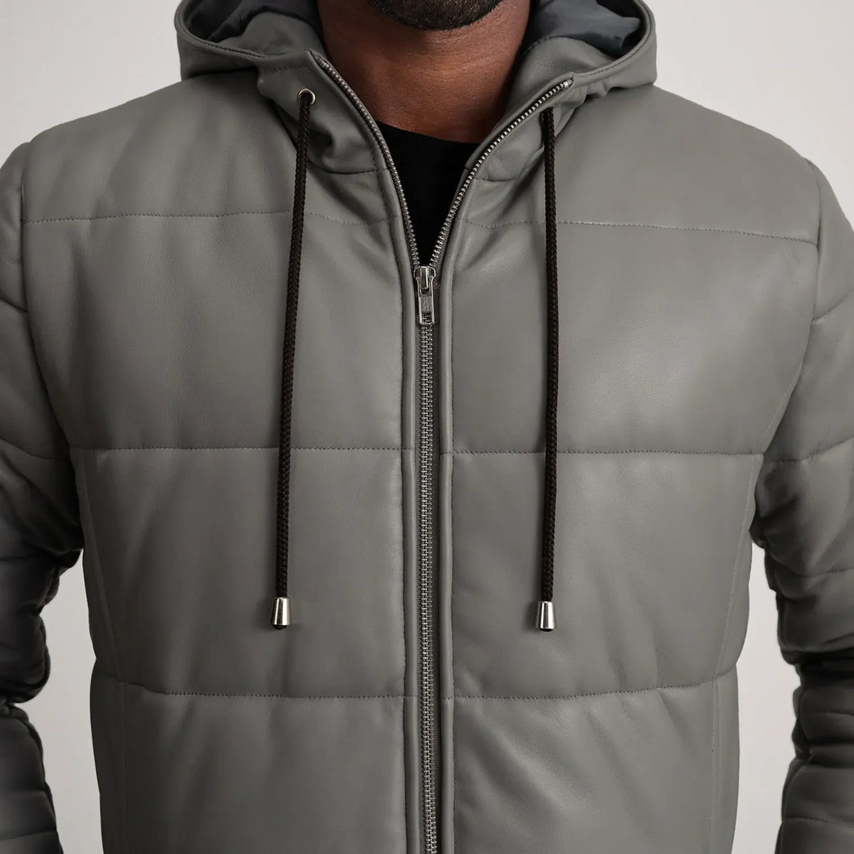 
Floyd 真皮大衣 浅棕褐色 Puffer 真皮夹克 男士 – alternate product view 4