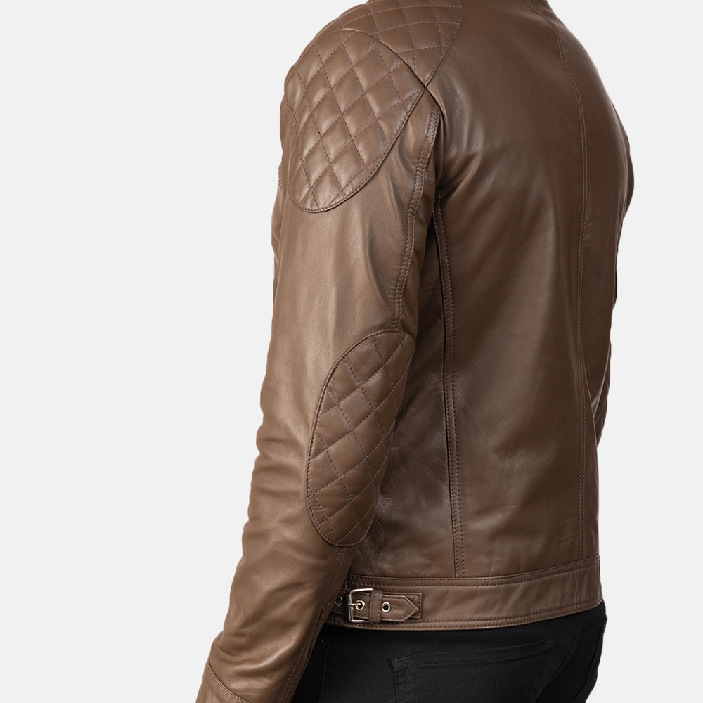 
内衬展示 Showing Quilted Polyester Lining & 内部双侧实用暗袋