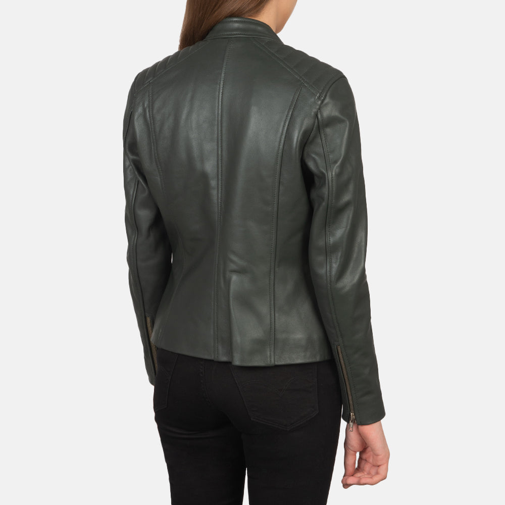 Kelsee 真皮机车夹克 女士 – alternate product view 5