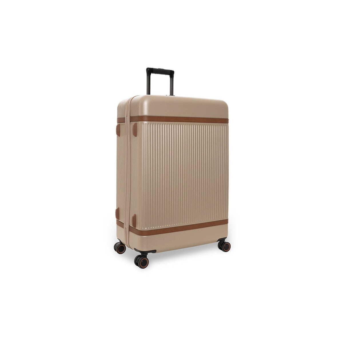 Large Suitcase Zuna 女士 in Classic 100% Full-Grain Leather - Front Profile View &amp; Tailored Silhouette | Buy Online