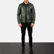 Lavendard 真皮机车夹克 男士 – alternate product view 4