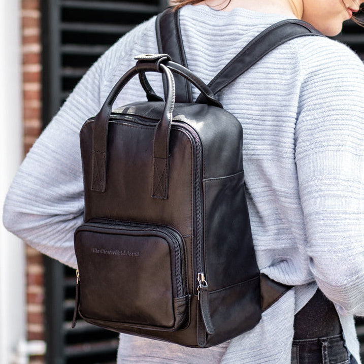 Bellary Full-Grain Leather Backpack 女士