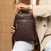 Linford Full-Grain Leather Backpack 女士 – alternate product view 3
