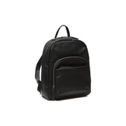 Santana Full-Grain Leather Backpack 女士 in Tan 100% Full-Grain Leather - Full Exterior Front Profile View | Buy Online