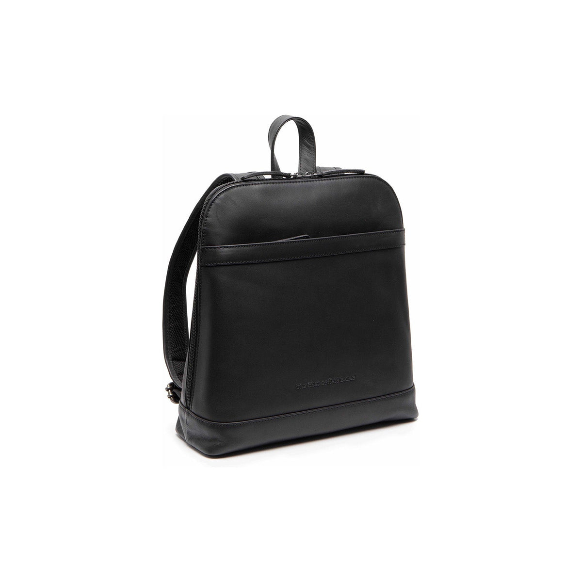 Tigris Full-Grain Leather Backpack 女士 in Classic 100% Full-Grain Leather - Full Exterior Front Profile View | Buy Online