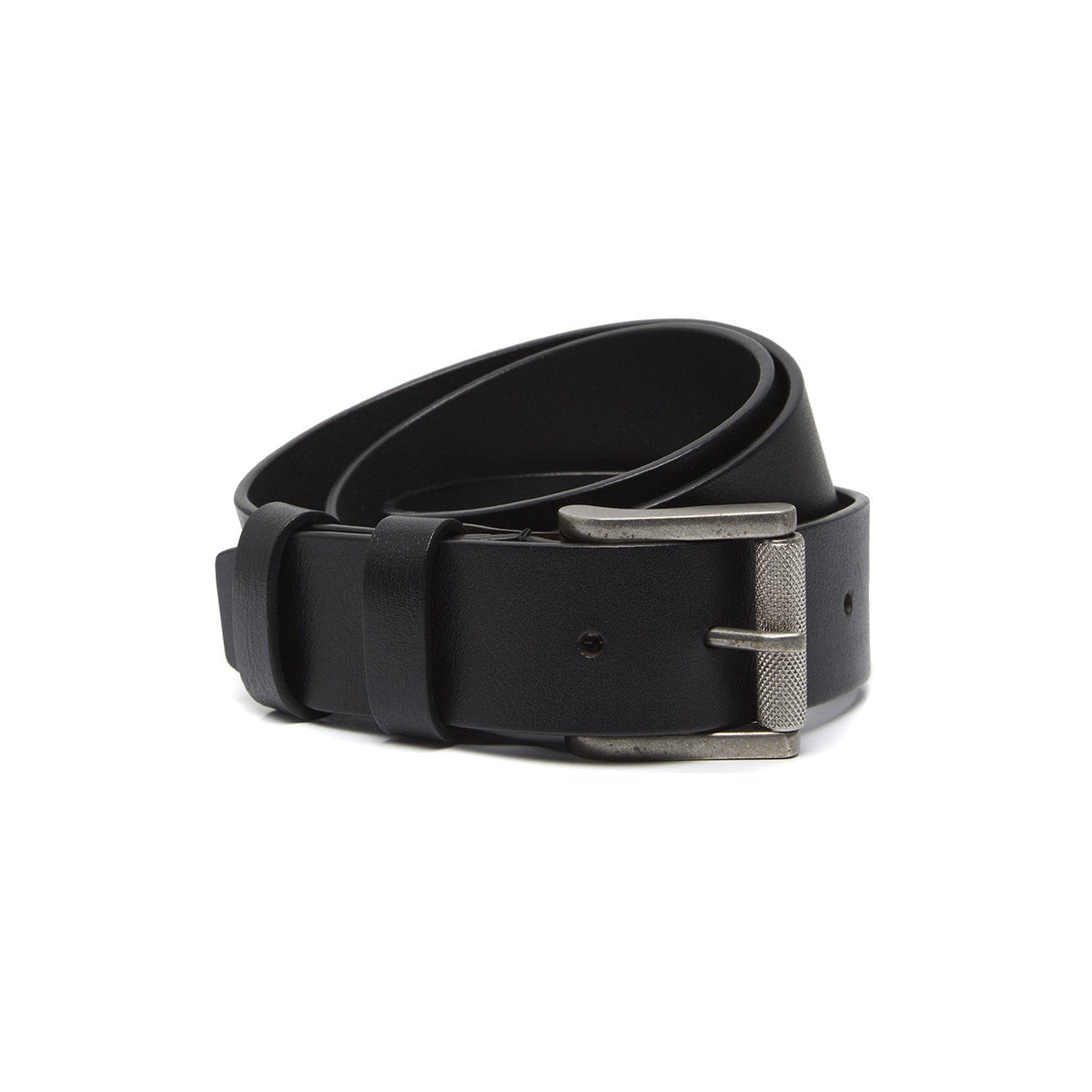 Aayden Full-Grain Leather Belt 男士 in Classic 100% Full-Grain Leather - Full Exterior Front Profile View | Buy Online