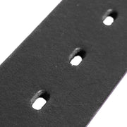 Solid Antique Brass Hardware &amp; Heavy-Duty Dual Zipper Detail on Brandon Full-Grain Leather Belt 男士