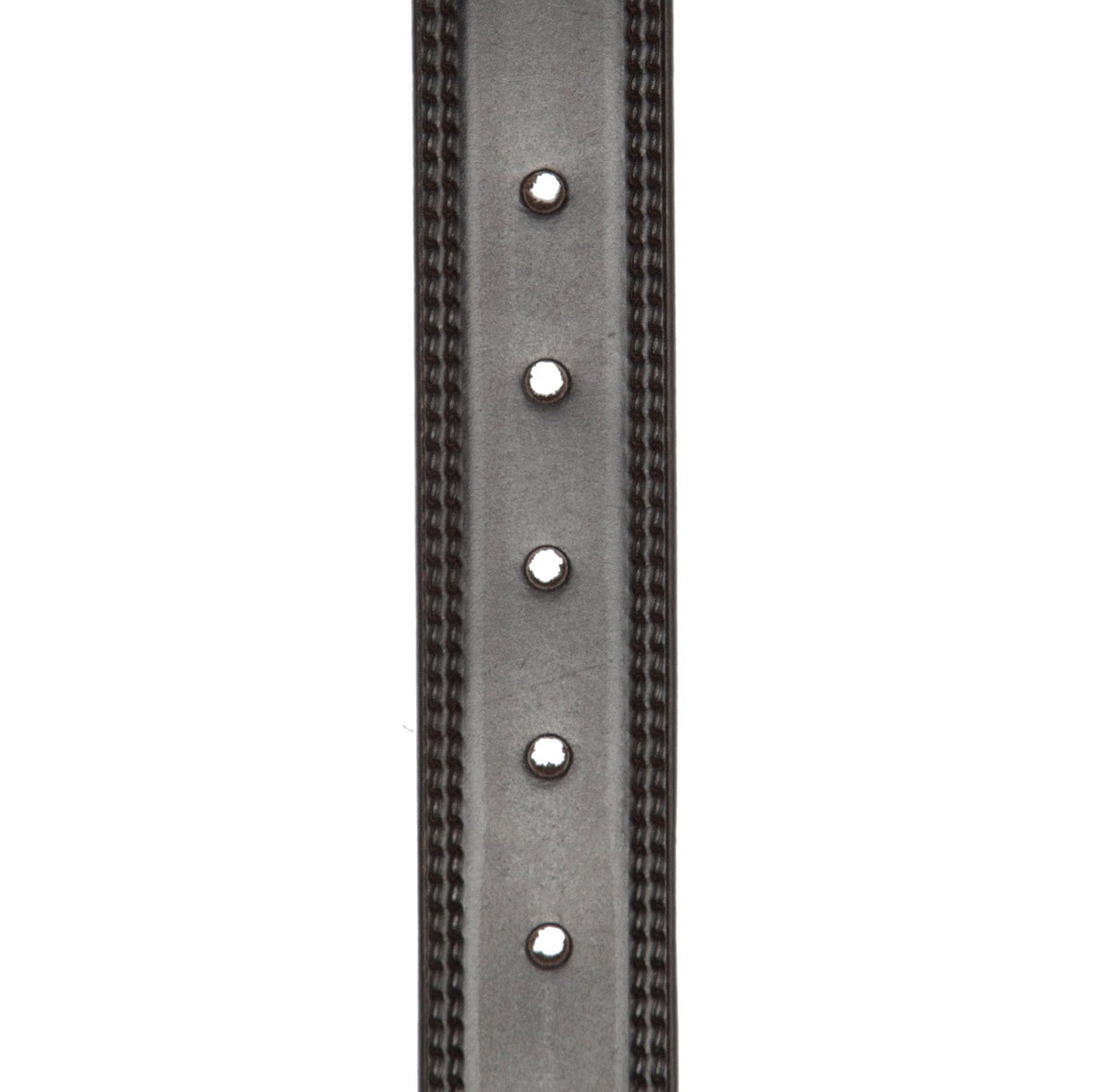 Solid Antique Brass Hardware &amp; Heavy-Duty Dual Zipper Detail on Manovo Full-Grain Leather Belt 男士