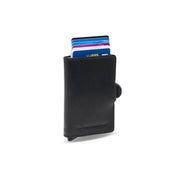 Baldwin Full-Grain Leather Card Holder 女士 in Classic 100% Full-Grain Leather - Full Exterior Front Profile View | Buy Online