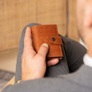 Barrea Full-Grain Leather Card Holder 女士 – alternate product view 2