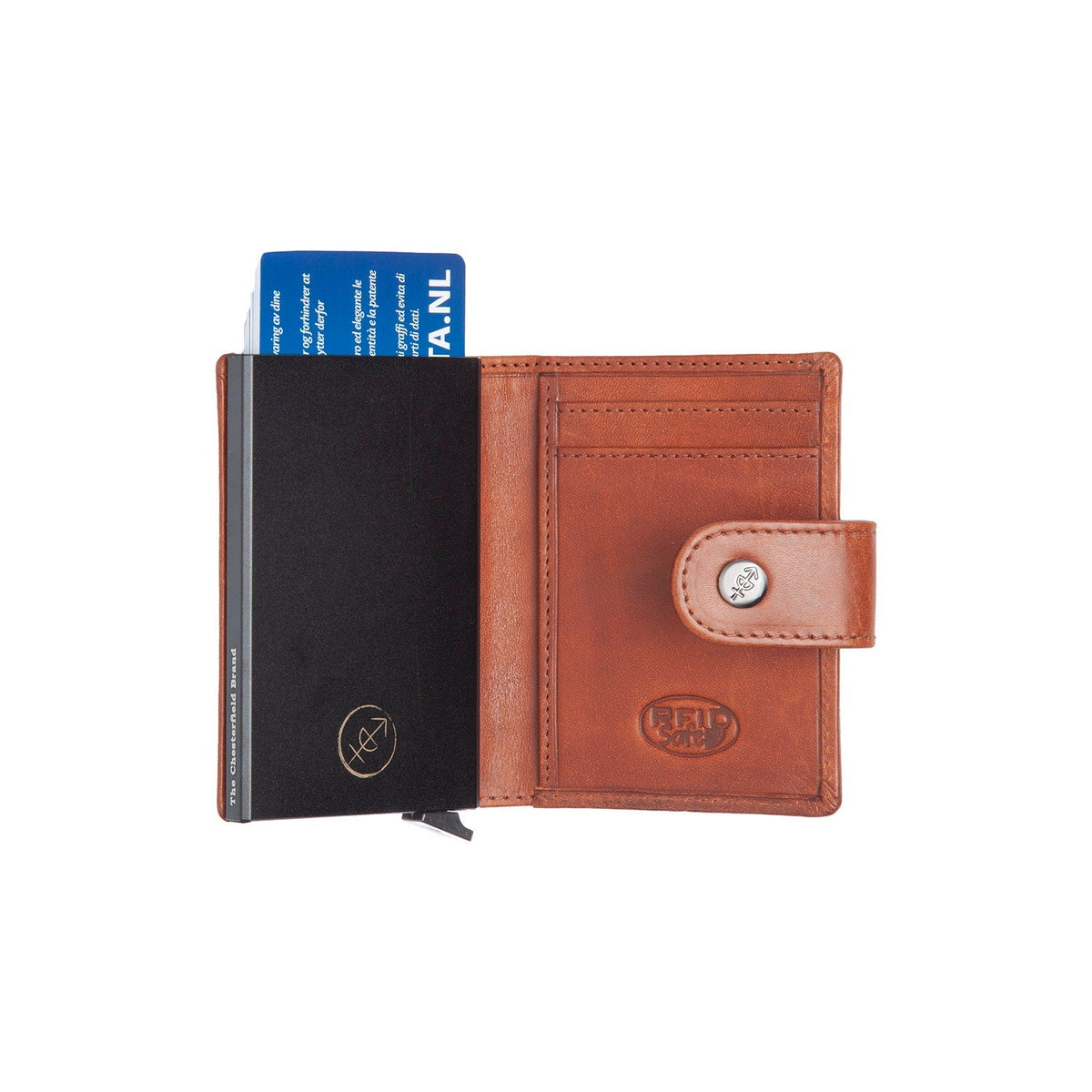 Barrea Full-Grain Leather Card Holder 女士 – alternate product view 3
