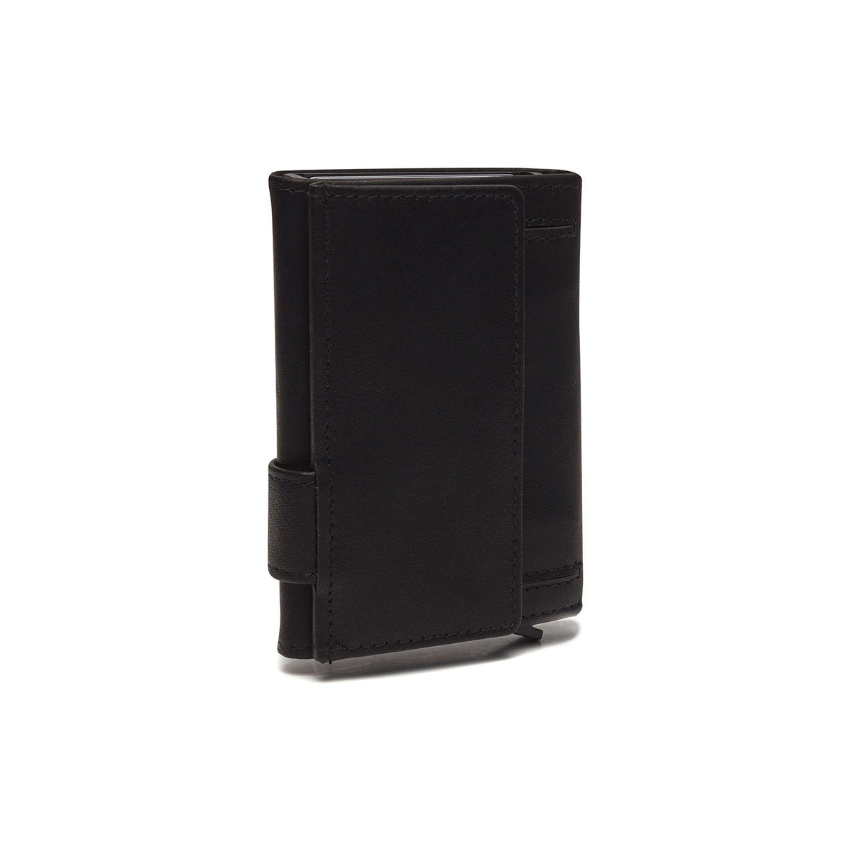 Solid Antique Brass Hardware &amp; Heavy-Duty Dual Zipper Detail on Mannheim Full-Grain Leather Card Holder 女士
