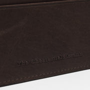 Brown Leather Card Wallet 女士, detail view 1