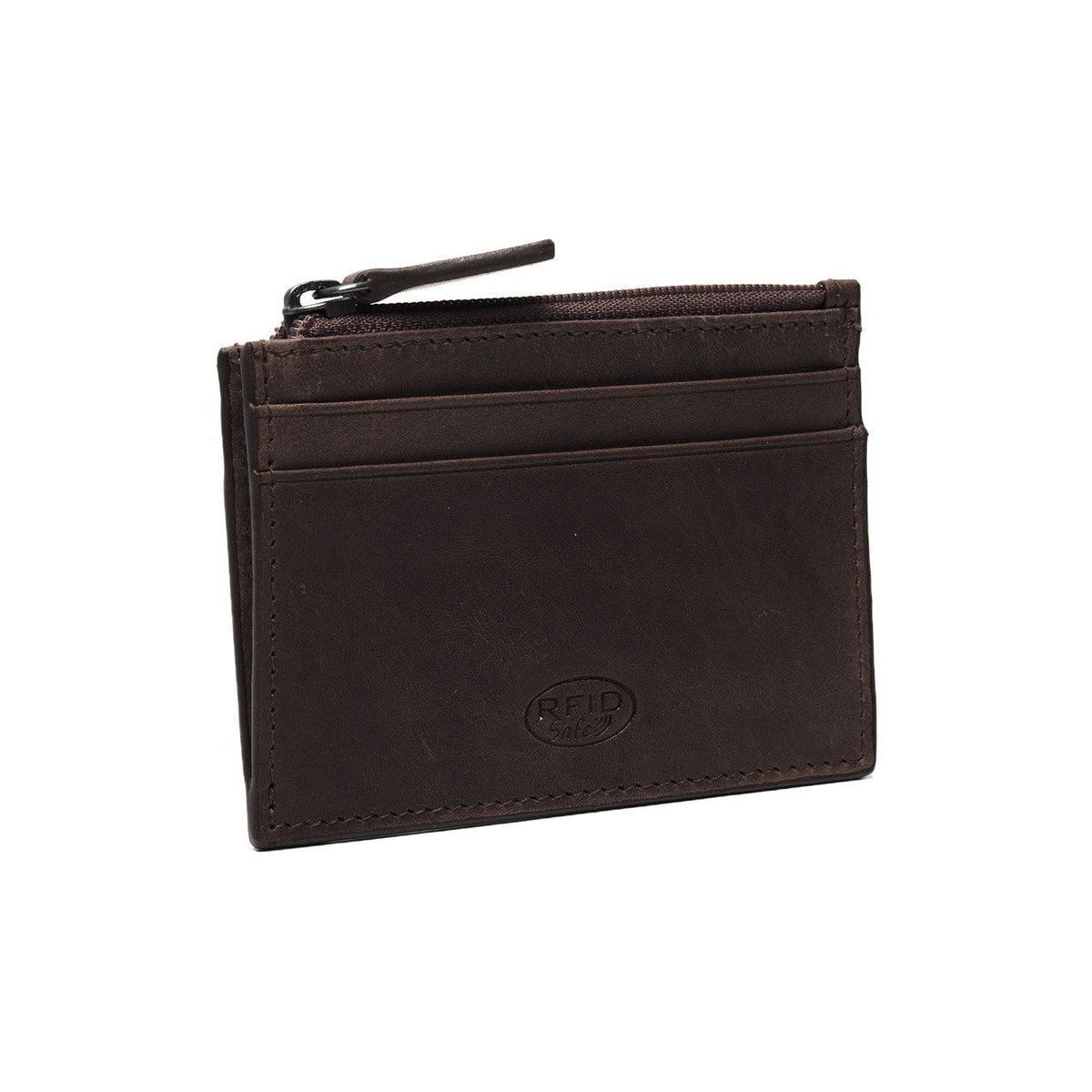 Brown Leather Card Wallet 女士, detail view 4