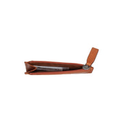 Cognac Leather Card Wallet 女士, detail view 1