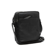 Alva Full-Grain Leather Crossbody Bag 男士 in Classic 100% Full-Grain Leather - Full Exterior Front Profile View | Buy Online