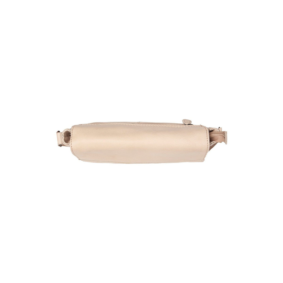 
Classic 100% Full-Grain leather Bag - 展现加固真皮背带与承重走线的背部视角