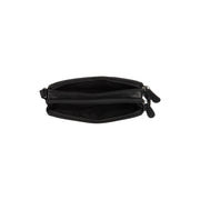
Solid Antique Brass Hardware & Heavy-Duty Dual Zipper Detail on Ellon 真皮斜挎包