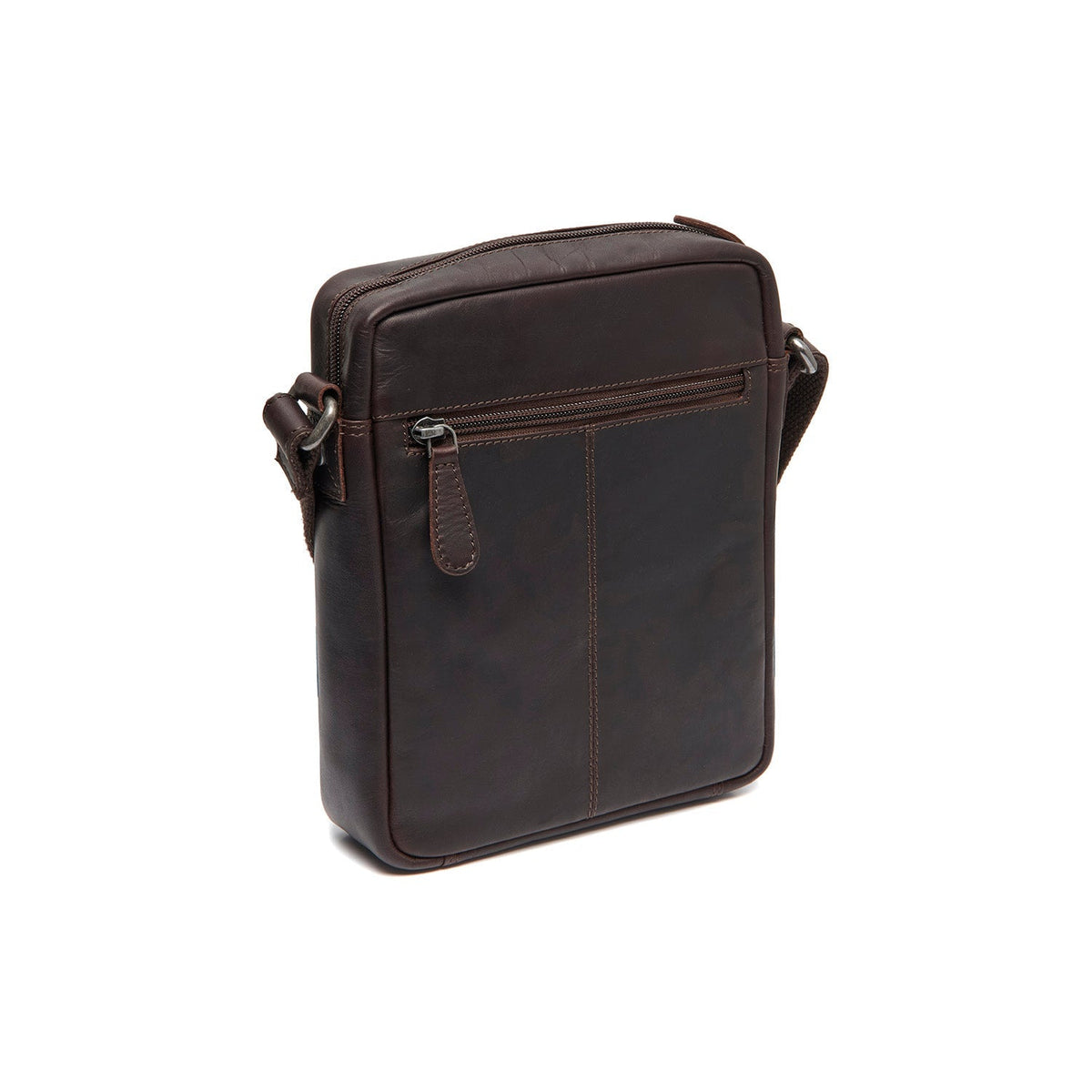 Brown Leather Crossbody Bag Laveno, detail view 5