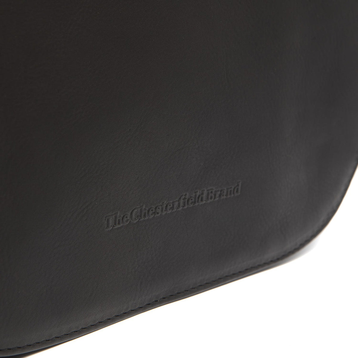 Solid Antique Brass Hardware &amp; Heavy-Duty Dual Zipper Detail on Millie Full-Grain Leather Crossbody Bag 女士