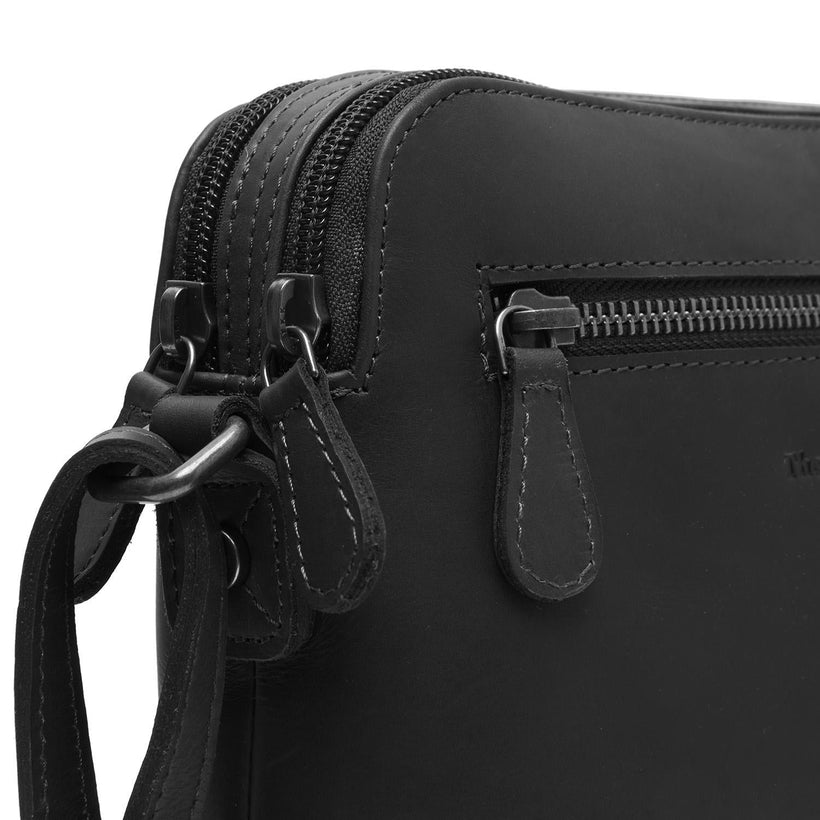 Nebraska Full-Grain Leather Crossbody Bag 女士