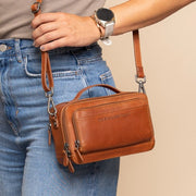 Rovon Full-Grain Leather Crossbody Bag 女士 – alternate product view 2