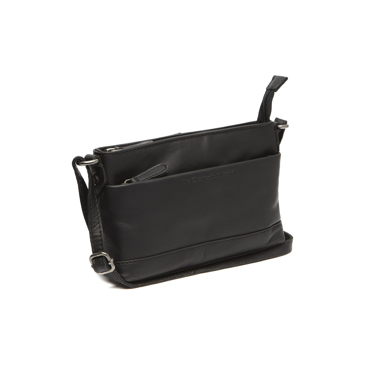 Salerno Full-Grain Leather Crossbody Bag 女士 in Classic 100% Full-Grain Leather - Full Exterior Front Profile View | Buy Online