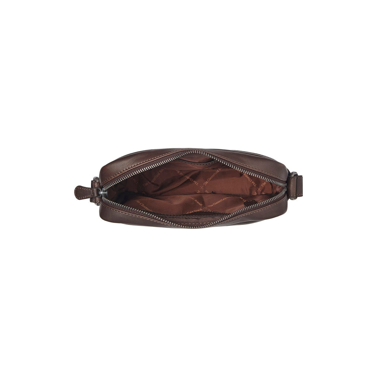 
Brown Leather Crossbody Bag Westmere, detail view 1