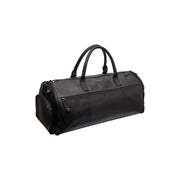 Tailored Rib Cuffs &amp; Hem Craftsmanship Construction Detail on Leather Garment Bag Finlay 女士