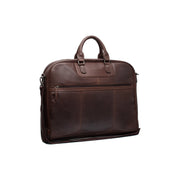 Leather Garment Bag Josh 女士 in Classic 100% Full-Grain Leather - Front Profile View &amp; Tailored Silhouette | Buy Online
