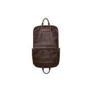 Leather Garment Bag Josh 女士 - Lateral Side Profile View Showing Sleeve Cut &amp; Athletic Taper Fit