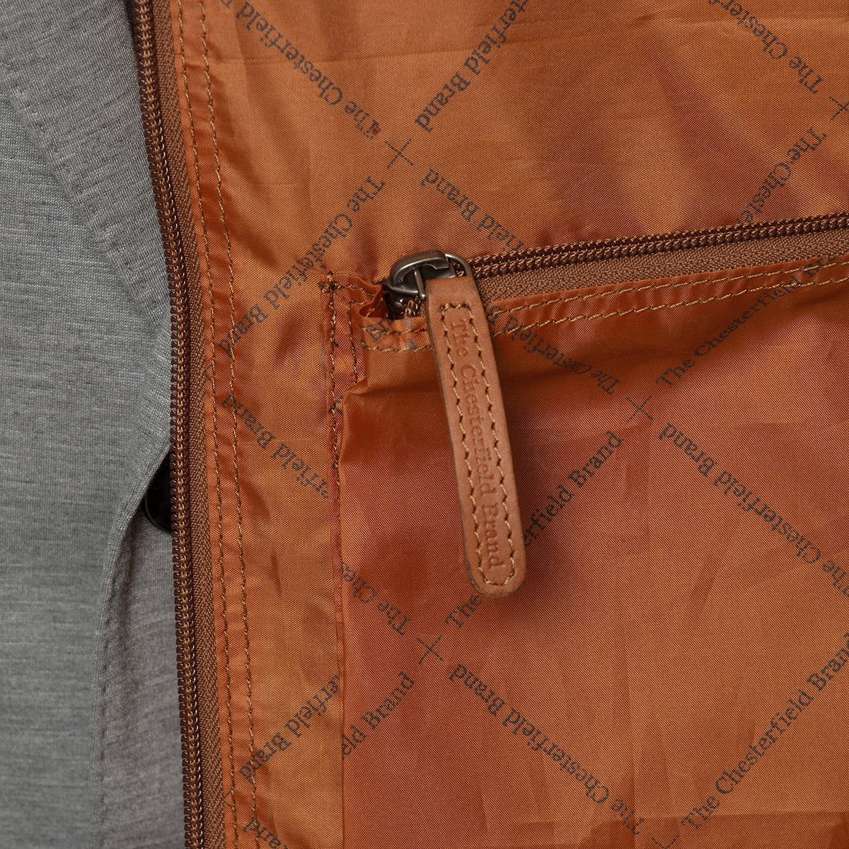 Cognac Leather Garment Bag Josh 女士, detail view 6