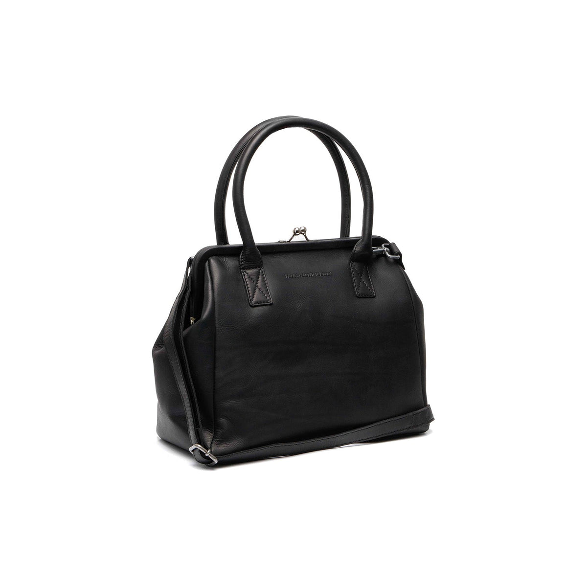 Dorin Full-Grain Leather Handbag 女士 in Classic 100% Full-Grain Leather - Front Profile View &amp; Tailored Silhouette | Buy Online