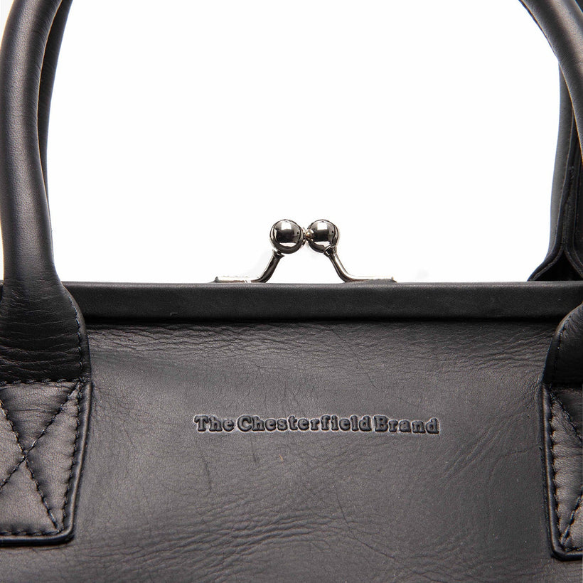 Dorin Full-Grain Leather Handbag 女士