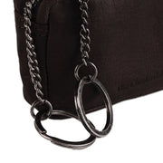 Styled Fit Perspective of Corey Full-Grain Leather Key Case 女士 on Model - Natural Daylight Drape