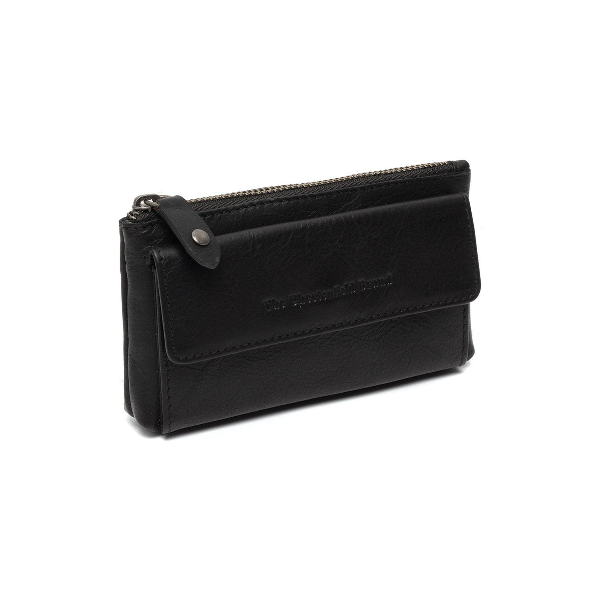Violette Full-Grain Leather Key Case 女士 in Classic 100% Full-Grain Leather - Front Profile View &amp; Tailored Silhouette | Buy Online