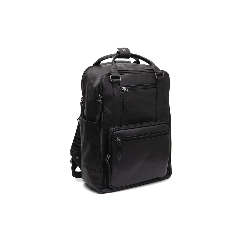 Calden Full-Grain Leather Laptop Backpack 女士