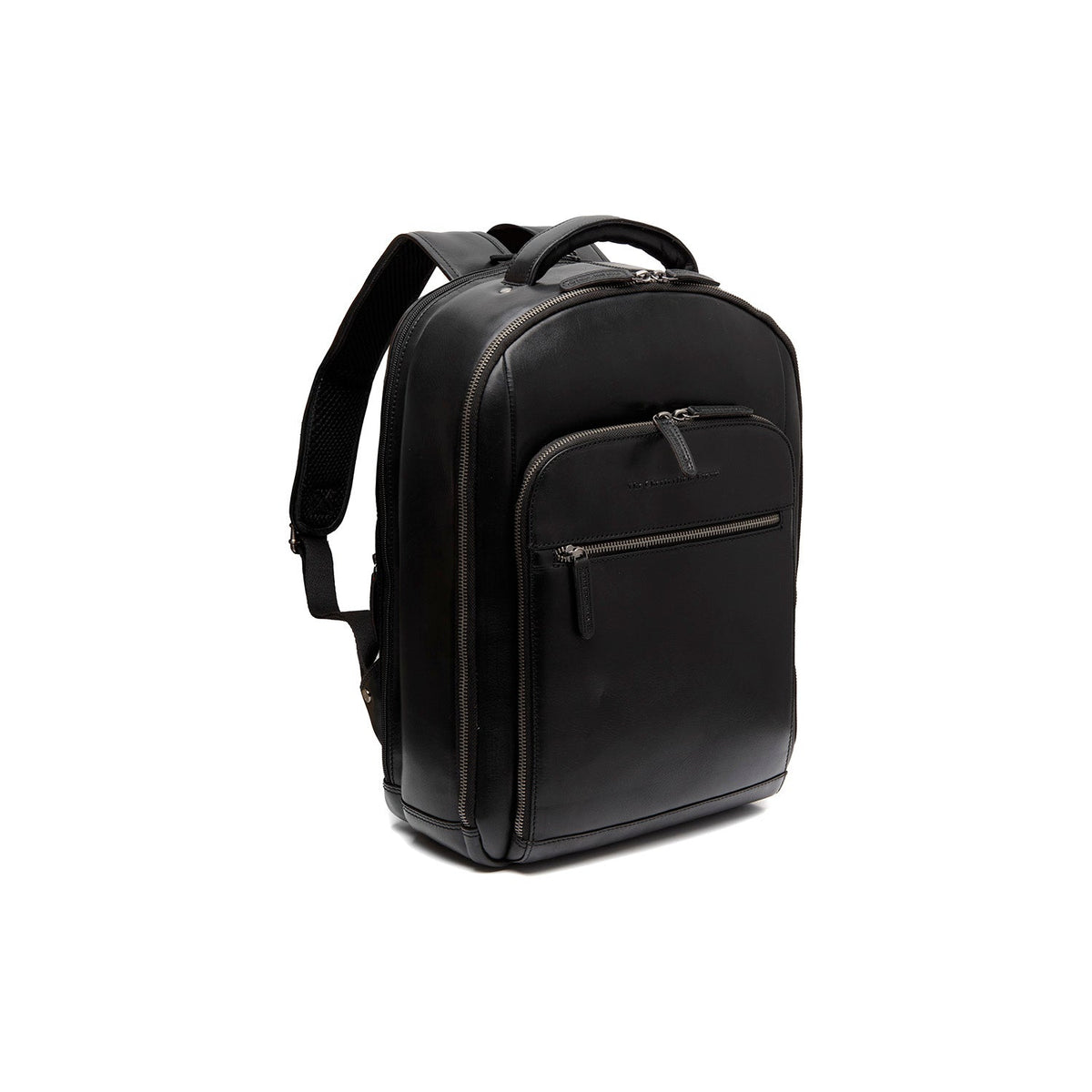 Maggiore Full-Grain Leather Laptop Backpack 男士 in Classic 100% Full-Grain Leather - Full Exterior Front Profile View | Buy Online