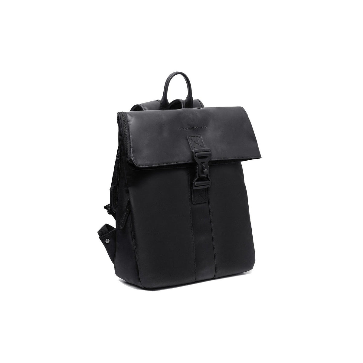 Trondheim Full-Grain Leather Laptop Backpack 女士 in Classic 100% Full-Grain Leather - Full Exterior Front Profile View | Buy Online