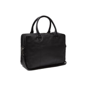 Boston Full-Grain Leather Laptop Bag 男士 in Classic 100% Full-Grain Leather - Full Exterior Front Profile View | Buy Online