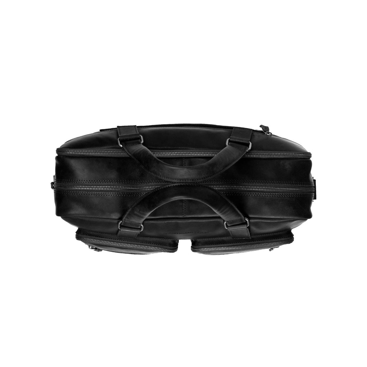 100% Full-Grain Wax Pull-Up 100% Full-Grain Leather Grain Texture &amp; Handcrafted Patina Detail