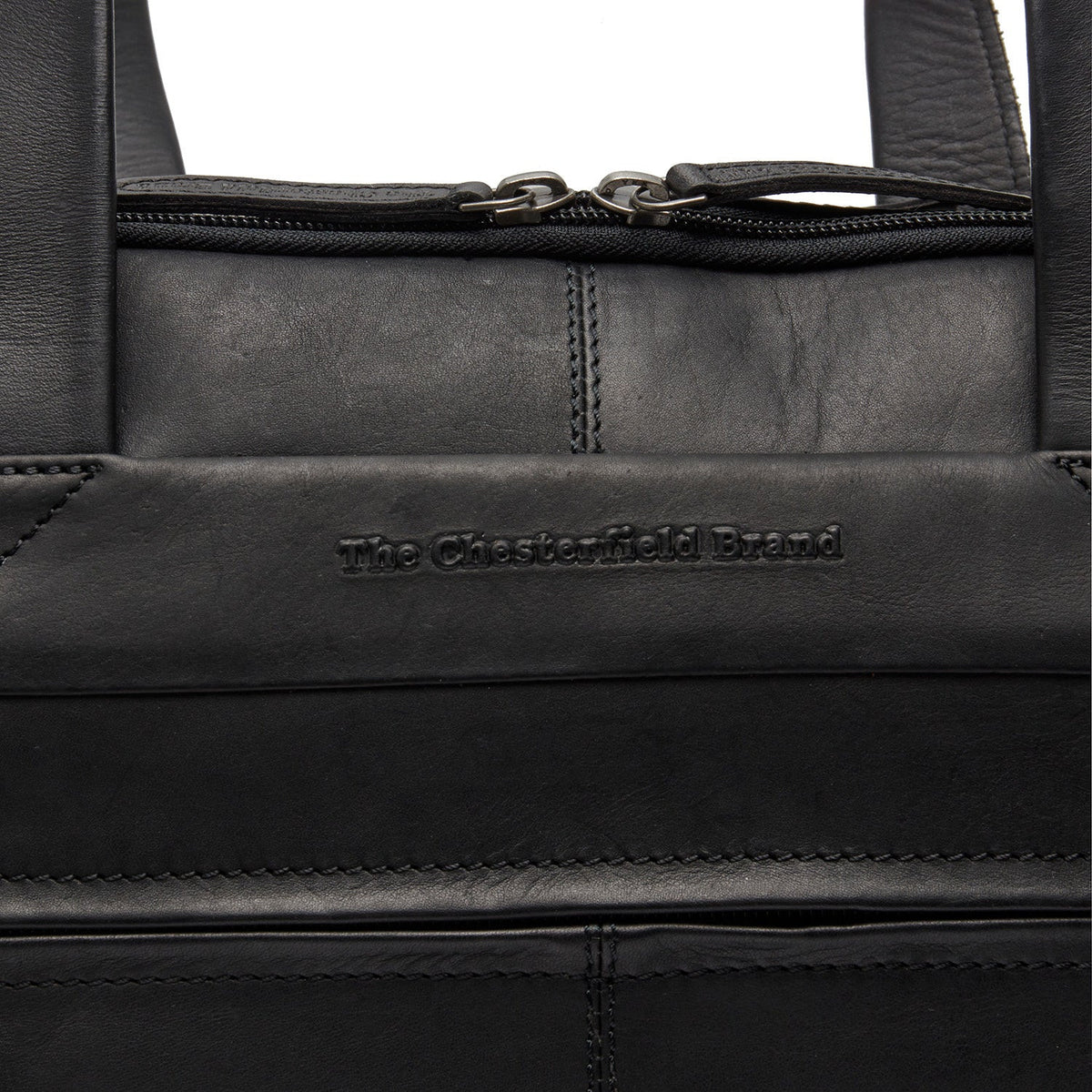 Bryan Black Puffer Vest For Men - Lateral Side Profile View Showing Sleeve Cut &amp; Athletic Taper Fit