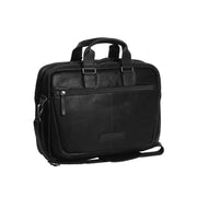 Seth Full-Grain Leather Laptop Bag 男士 in Classic 100% Full-Grain Leather - Full Exterior Front Profile View | Buy Online