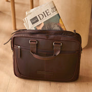 Seth Full-Grain Leather Laptop Bag 男士 – alternate product view 2