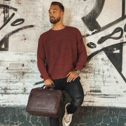 Seth Full-Grain Leather Laptop Bag 男士 – alternate product view 3